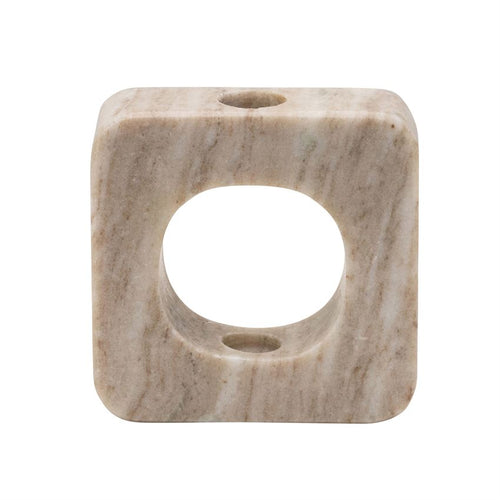 Marble Cutout Candle Holder