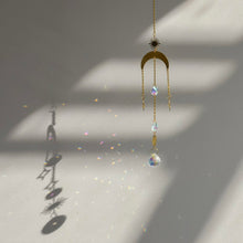 Load image into Gallery viewer, Sun + Star Crystal Suncatcher